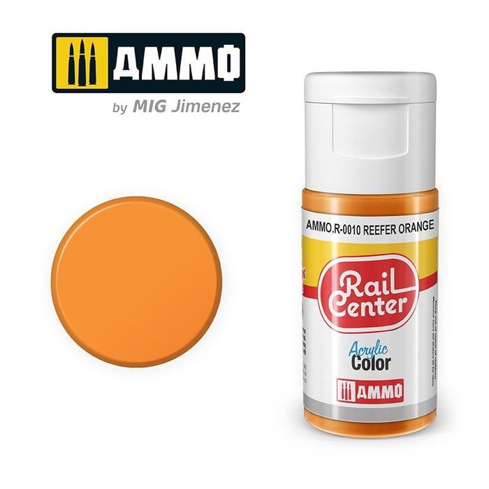 AMMO by Mig Jimenez AMMO.R-0010 Rail Center Reefer Orange Acrylic Paint