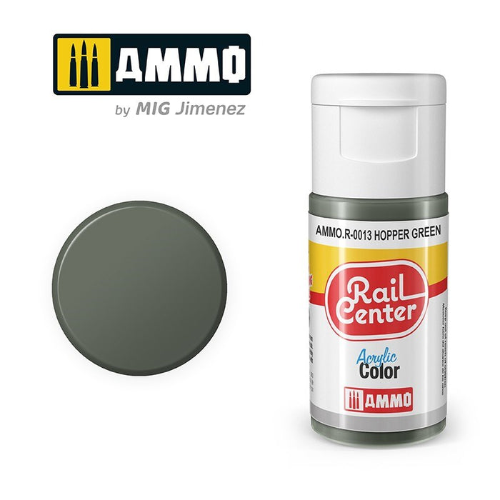 AMMO by Mig Jimenez AMMO.R-0013 Rail Center Hopper Green Acrylic Paint