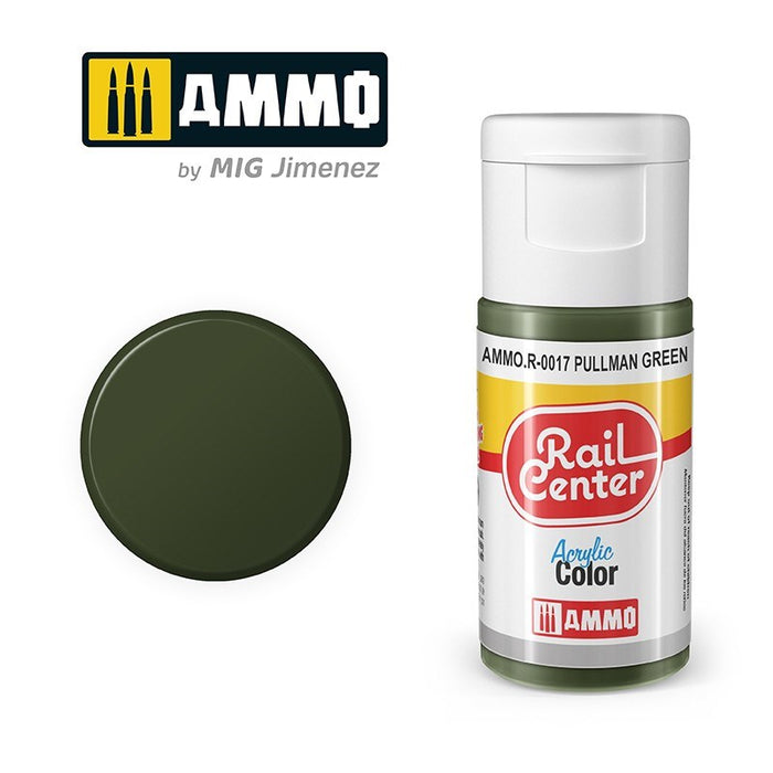 AMMO by Mig Jimenez AMMO.R-0017 Rail Center Pullman Green Acrylic Paint