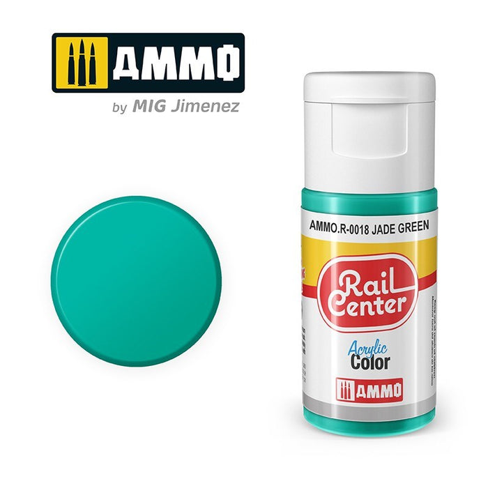 AMMO by Mig Jimenez AMMO.R-0018 Rail Center Jade Green Acrylic Paint