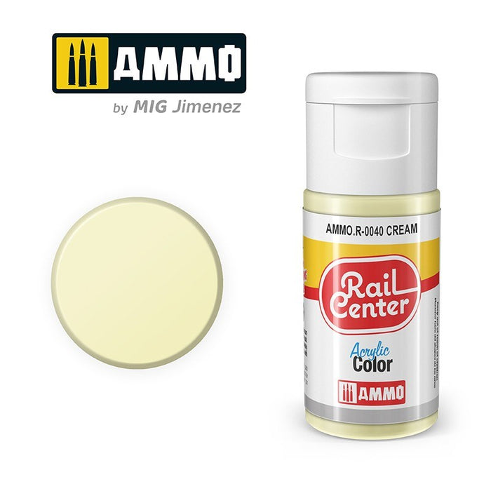 AMMO by Mig Jimenez AMMO.R-0040 Rail Center Cream Acrylic Paint