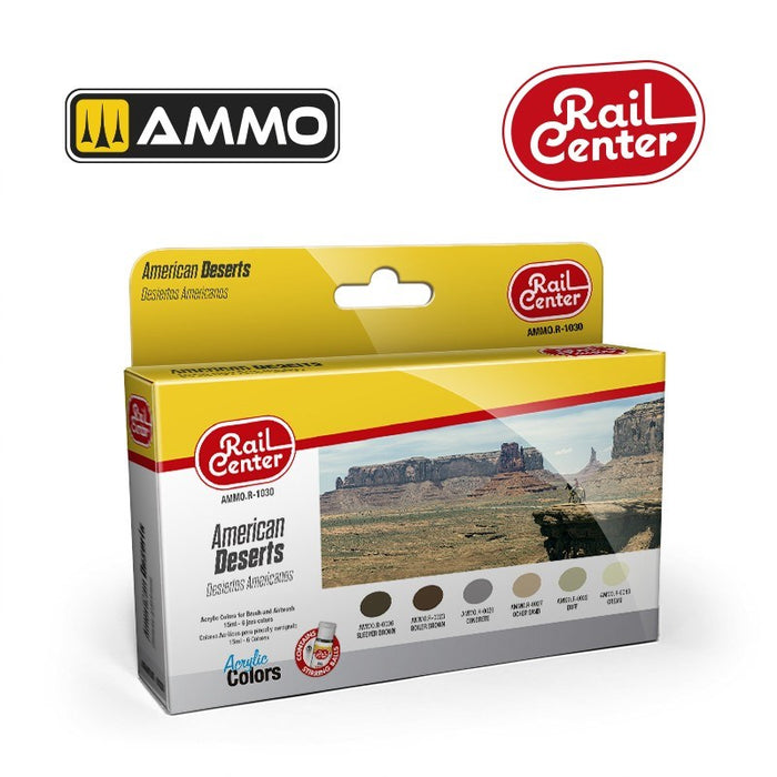 AMMO by Mig Jimenez AMMO.R-1030 Rail Center American Deserts