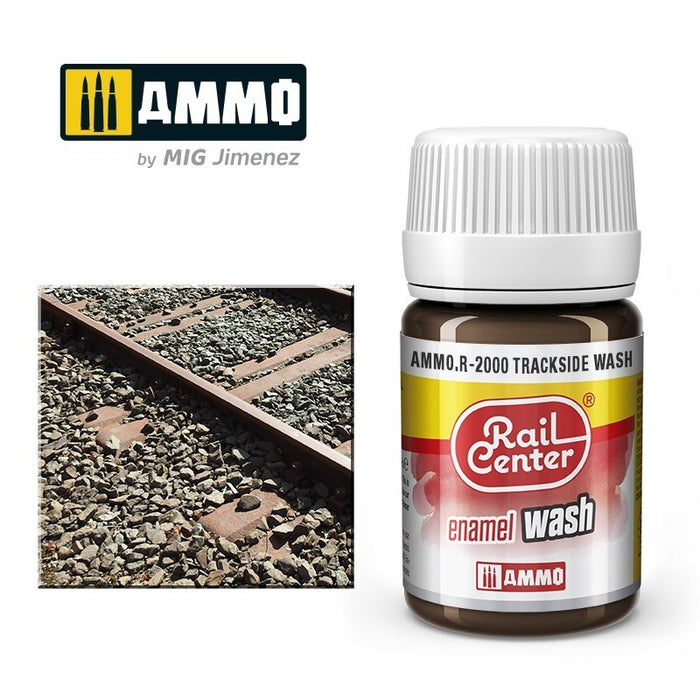 AMMO by Mig Jimenez AMMO.R-2000 Rail Center Trackside Wash 35ml