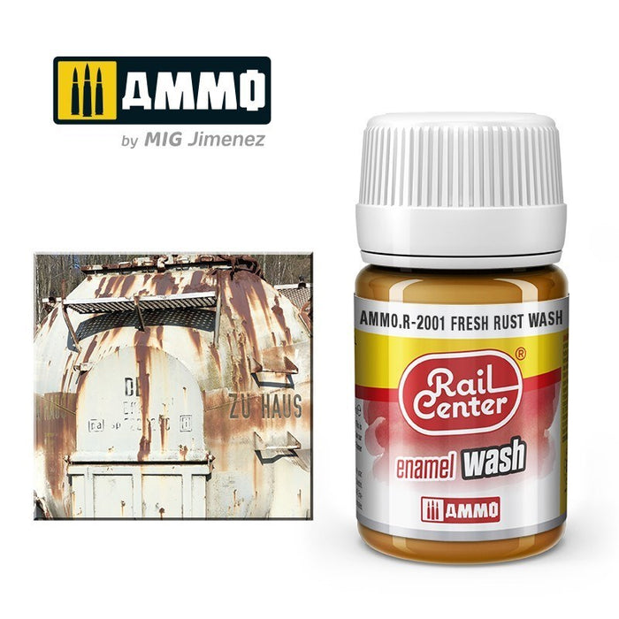 AMMO by Mig Jimenez AMMO.R-2001 Rail Center Fresh Rust Wash 35ml