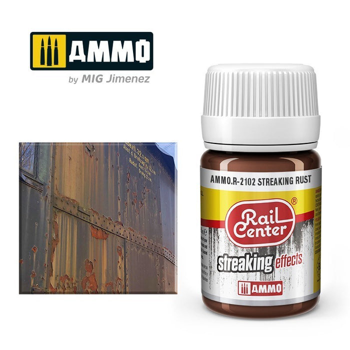 AMMO by Mig Jimenez AMMO.R-2102 Rail Center Streaking Rust 35ml