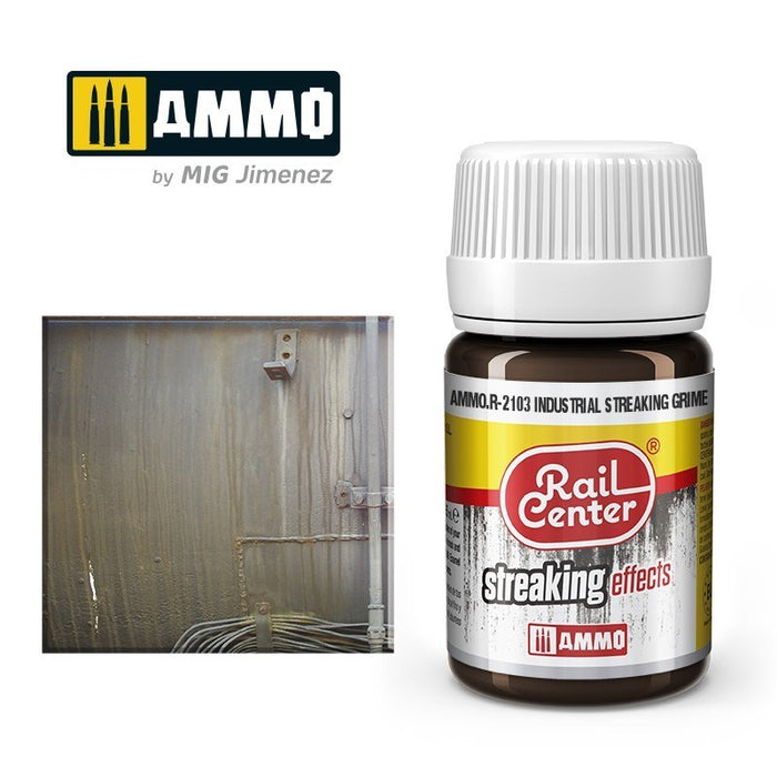 AMMO by Mig Jimenez AMMO.R-2103 Rail Center Industrial Streaking Grime 35ml