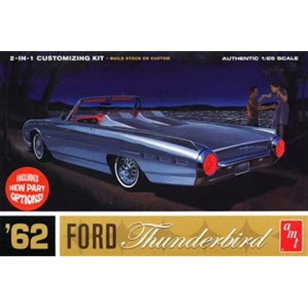 AMT 682 1/25 1962 Ford Thunderbird - 2-in-1 Customizing Kit