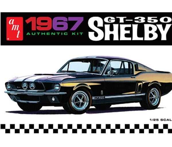 AMT 834 1/25 1967 Shelby GT-350 - Moulded in Black