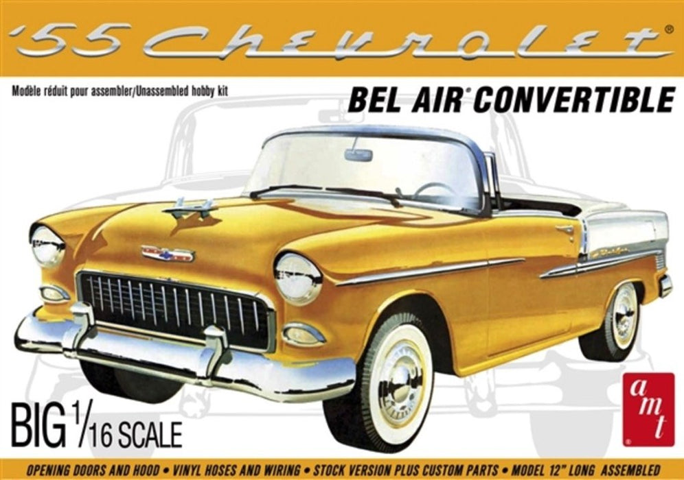 AMT 1134 1/16 1955 Chevy Bel Air Convertible (LARGE 1/16 SCALE)