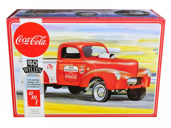 AMT 1145 1/25 1940 Willys Pickup Gasser - Coca Cola