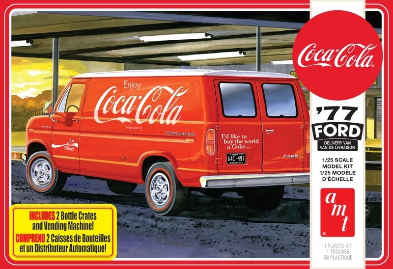 cAMT 1173 1/25 '77 Ford Van CocaCola