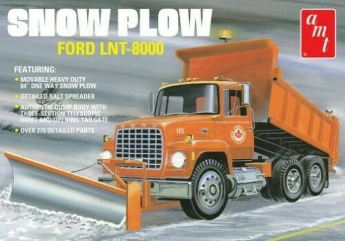 cAMT 1178 1/25 Ford LNT-8000 Snow Plow Truck