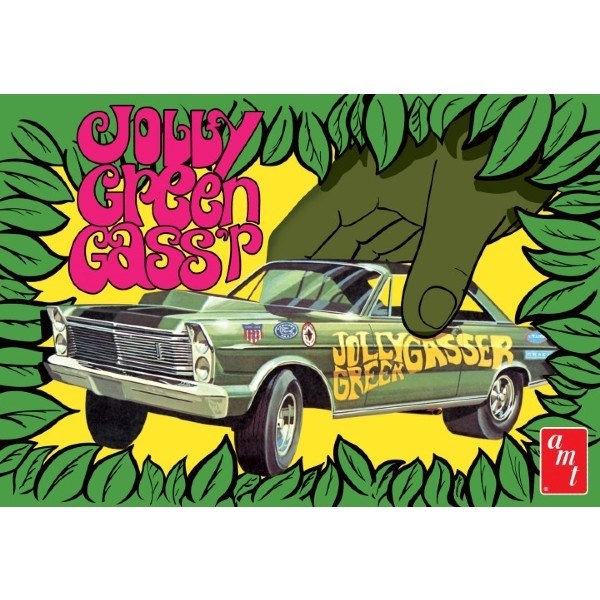 AMT 1192 1/25 1965 Ford Galaxie - Jolly Green Gasser