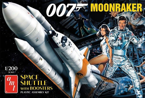 AMT 1208 1/200 Moonraker Shuttle w/Boosters - James Bond 007