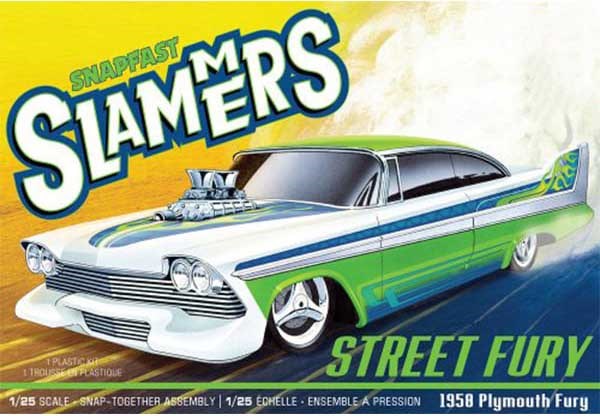 AMT 1226 1/25 1958 Street Fury Plymouth Slammer (SNAP Kit)