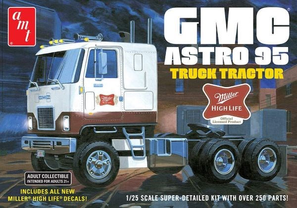 AMT 1230 1/25 GMC ASTRO 95 SEMI TRACTOR (MILLER BEER)