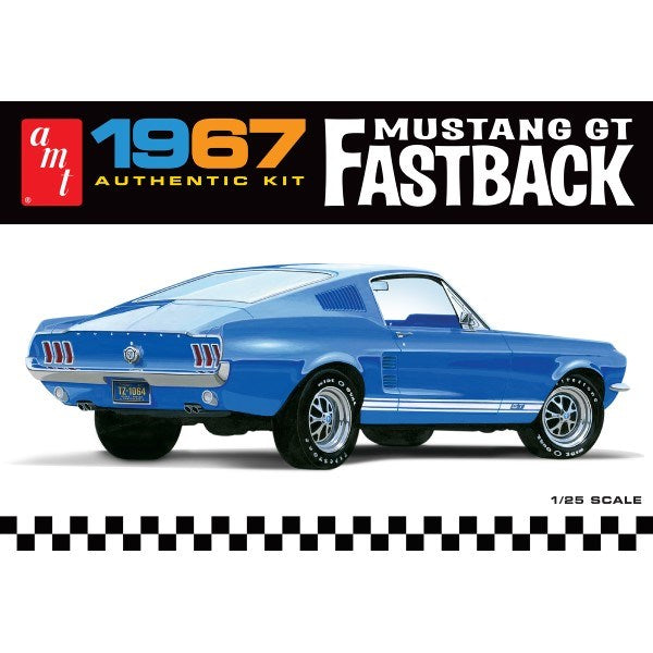 AMT 1241 1/25 AMT 1967 Ford Mustang GT Fastback