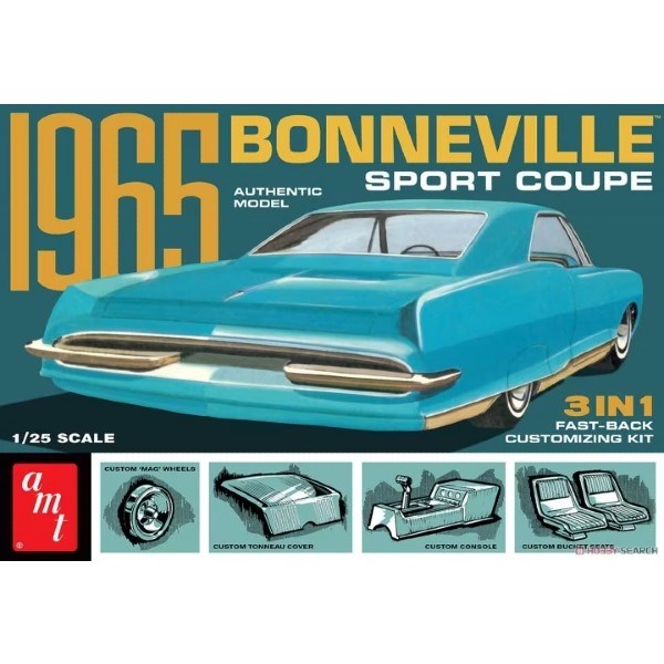 AMT 1260 1/25 1965 Pontiac Bonneville Sport Coupe - 3-in-1 Kit