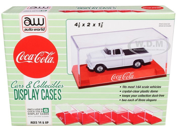 xAMT DC022 1/64 Display Case (6 Pack) - Coca-Cola Theme