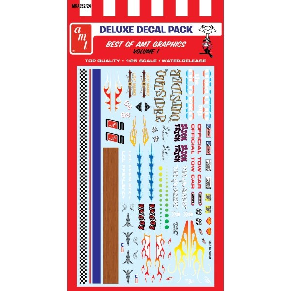 AMT MKA052 1/25 Best of AMT Graphics Vol. 1 - Deluxe Decal Pack