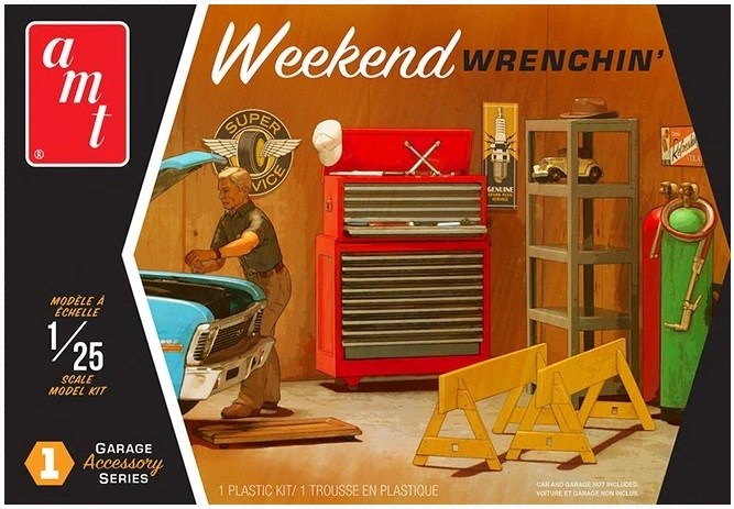 AMT PP015 1/25 Garage Accessory Series #1: Weekend Wrenchin'