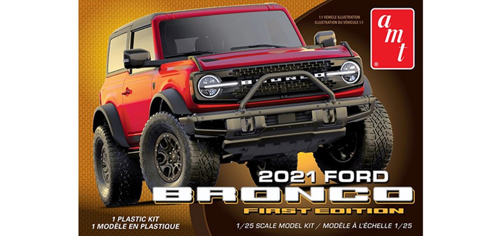 AMT 1343 1/25 21 Ford Bronco 1st Edition