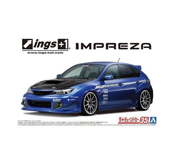 Aoshima 5875 1/24 GRB Subaru Impreza WRX STI 2007