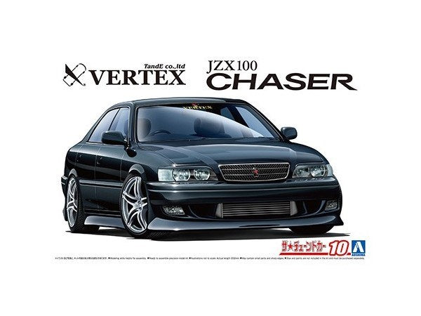 Aoshima 05981 1/24 1998 VERTEX Toyota JZX100 Chaser Tourer V