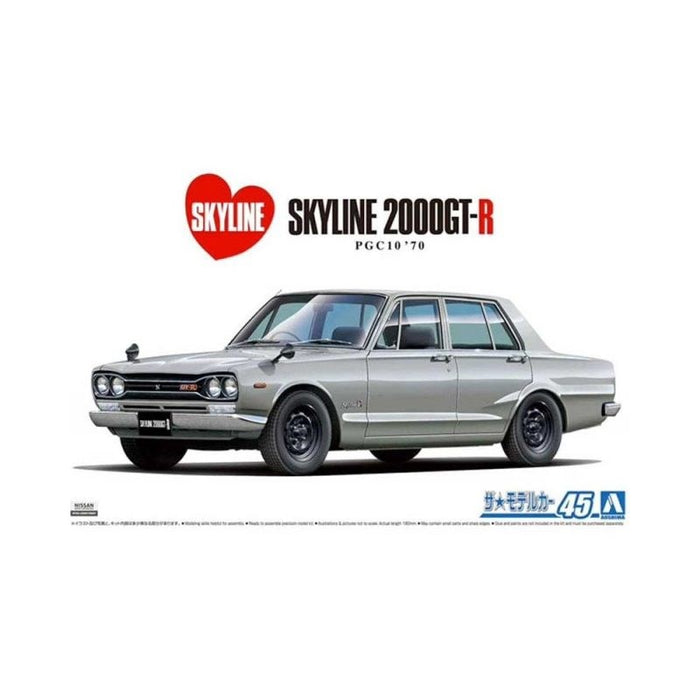 Aoshima 6106 1/24 SKYLINE 2000GT-R '71