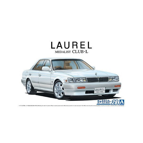 Aoshima 6128 1/24 NISSAN LAUREL MEDAL CLUB'91