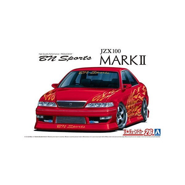 Aoshima 06132 1/24 1998 BN Sports Toyota JZX100 Mark II