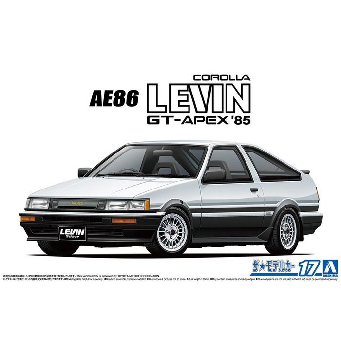 Aoshima 1/24 TOYOTA AE86 COROLLA LEVIN'85