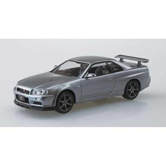 Aoshima 1/32 R34 SKYLINE SPARKLING SILVER