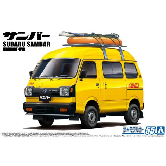 Aoshima 1/24 SUBARU SAMBAR HI-ROOF 4WD'80