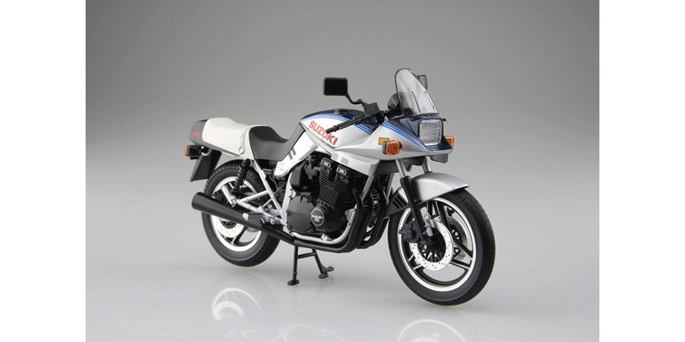 Aoshima 10524 1/12 SUZUKI KATANA PLATED - BLUE & SILVER