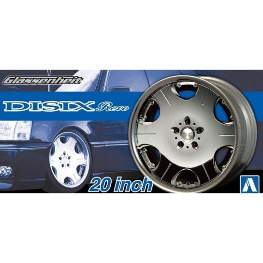 Aoshima 1/24 RIMS & TIRES "GLASSENHEIT DISIX R 20"