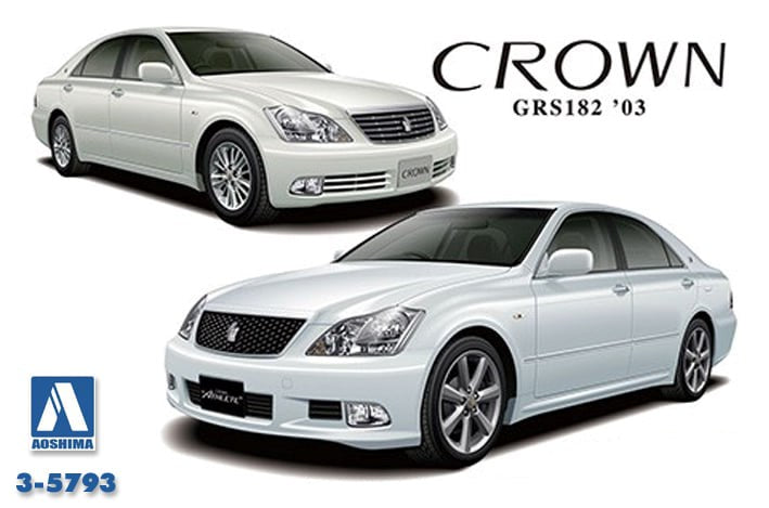 Aoshima 5793 1/24 TOYOTA GRS182 CROWN ROYAL SALOON'03