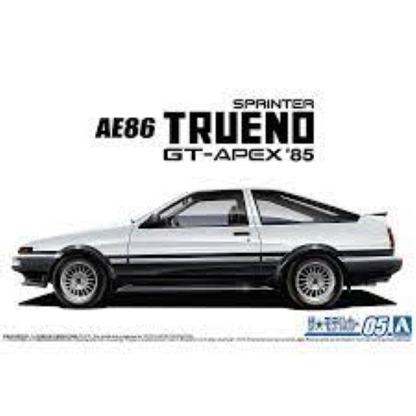 Aoshima 6141 1/24 TOYO AE86 SPRINTER TRUENO GT-APEX'85