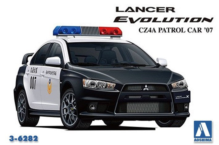 Aoshima 6282 1/24 MITSI LANCER EVO-X TAIPEI POLICE