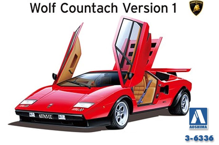 Aoshima 6336 1/24 WOLF COUNTACH VER. 1 1975