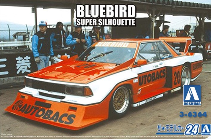 Aoshima 6364 1/24 NISSAN '83 BLUEBIRD SUPER SILHOUETTE