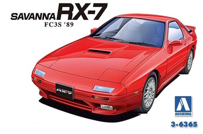 Aoshima 6365 1/24 MAZDA FC3S SAVANNA RX7'89