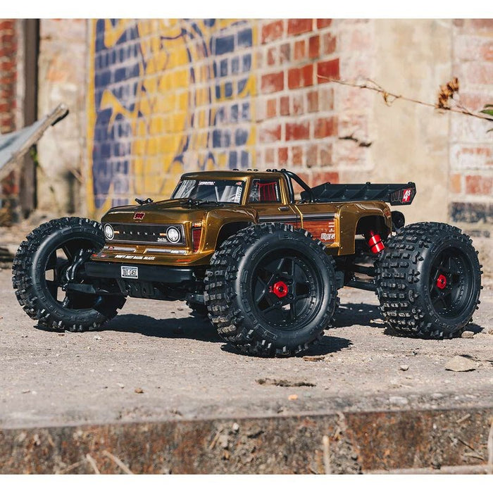 Arrma ARA4410V2T1 OUTCAST 4X4 4S BLX 1/10 Stunt Truck Bronze + GT Power B3 + Gens Ace 5300mAh 3S 11.1v 60C