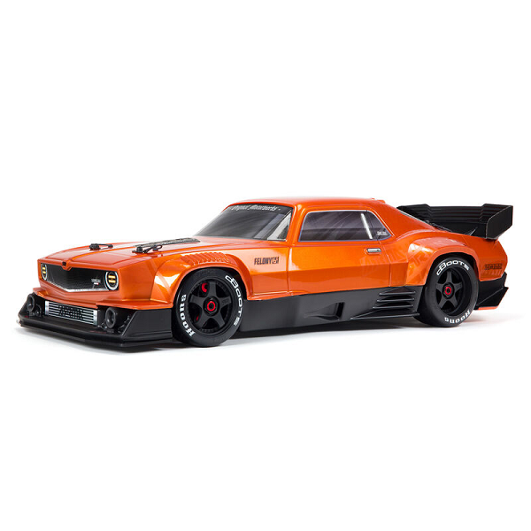 ARRMA ARA7617V2T2 1/7 FELONY 6S BLX Street Bash All-Road Muscle Car RTR Orange