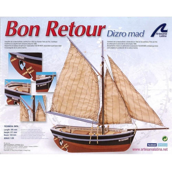 Artesania Latina 19007 Longboat Bon Retour