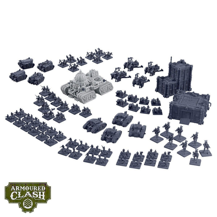 Warcradle ARM210000 Armoured Clash: Crown Faction Battlegroup - Starter Set (8857499959533)