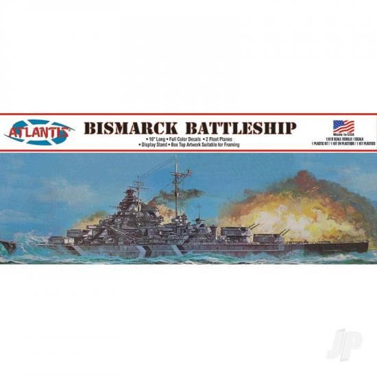 Atlantis Models AMCM3008 1/600 KM Battleship Bismarck