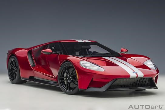 Auto Art 12106 1/12 Ford GT Red w/silver