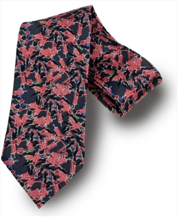 cAUTOart 45581 Silk Tie: Suspension Pattern