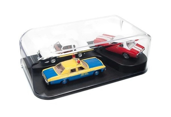 Auto World AWDC004 1/24 3-in-1 Display Case w/Interchangeable Inserts